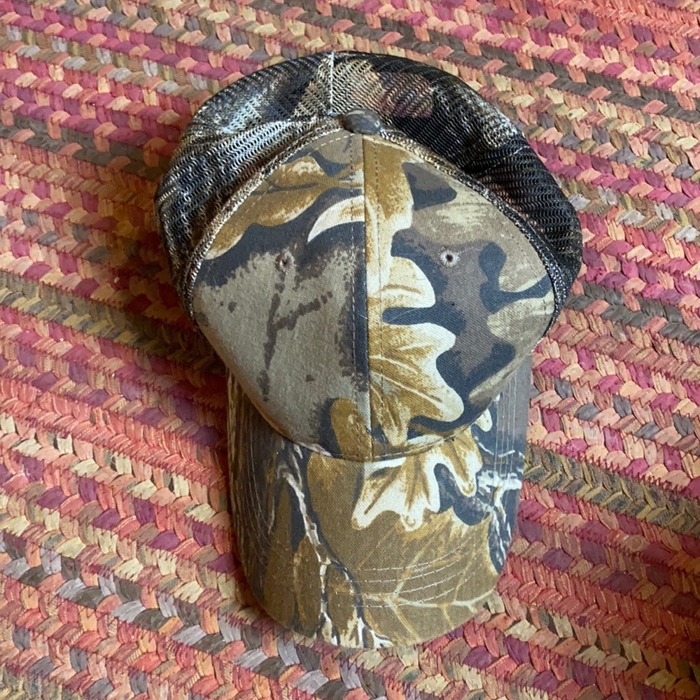 CAMOUFLAGE CAMO TREE PRINT HUNTING TRUCKER HAT